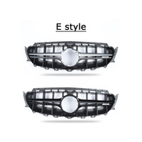 Calandre en maille ABS pour Mercedes Benz, Grille de pare-chocs avant adapté à la classe E W213 C238 E200 E250 E300 E320 E350 E63 AMG de 2017 — 2019