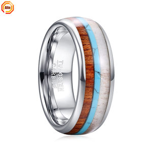 4MM <span class=keywords><strong>Artisa</strong></span> biselado superficie brillante chapado en oro rosa precio bajo personalizado anillo de carburo de tungsteno al por mayor - Product Image 5