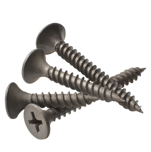 Tornillo para Paneles de Yeso de Acero al Carbono Gris Yeso C1022A, Todos los Tamaños, Cámara Oculta, Rosca Fina y Gruesa, Acabado de Óxido Negro de Fábrica - Product Image 3
