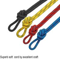 Corde d'escalade 12 mm, corde statique pour escalade sur roche et corde d'escalade