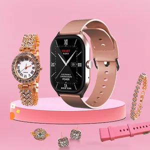 Productos del Día de San Valentín 2024 reloj inteligente 2,02 pantalla grande A59 Plus Corán musulmán pulsera collar pendiente anillo Smartwatch