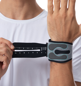 Bracelet de compression pour le poignet, protection professionnelle, fitness, anti-entorse, entraînement musculaire, double ajustement, sport, fitness - Product Image 5