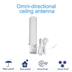 Antenne à gain élevé 12dBi 4G/5G large bande 360°. Antenne omnidirectionnelle de communication étanche IP67 à couverture complète pour amplificateur de signal vertical - Product Image 5