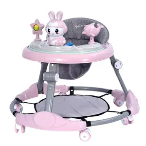 Venda quente multifuncional bebê walker atacado com música/rodas giratórias baby walker para bebê/bebê walker rodas