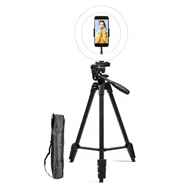 Weifeng 520 Aluminum Alloy Vlog Tripod for Remote Control 360 Rotation for Desktop Outdoor Selfie Live