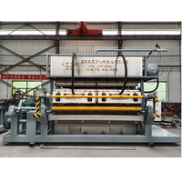 Machine à fabriquer des barquettes à œufs en alvéoles, 9500 pièces/h, moulage en pâte à papier pour les élevages de volailles