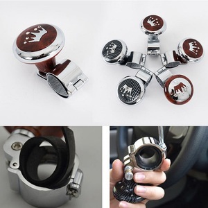 Estilo de coche de platino de manejar volante de asistencia Bola de mando giratorio abrazadera de - Product Image 3