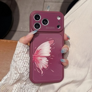 เคสโทรศัพท์มือถือลายผีเสื้อ 3 มิติ ดีไซน์เนอร์แฟชั่นสำหรับเด็กผู้หญิง ขายส่ง สำหรับ iPhone 18 17 pro max 16 11 ป้องกันการกระแทก ป้องกันกล้อง - Product Image 6