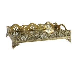 Wholesale Metal Amazing Design Serving <b>Tray</b> Home and Restaurant Most Precious Gift - Product Image 5