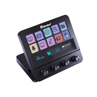 Contrôleur de streaming programmable MiraBox N4 avec écran tactile, 10 touches personnalisables et 4 boutons multifonctions pour le gaming et le streaming
