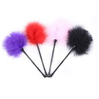 Bâton de plume de 20 cm pour chatouilles et taquineries, jouet sexuel BDSM, accessoire de bondage et de fessée, produit sexuel pour couples
