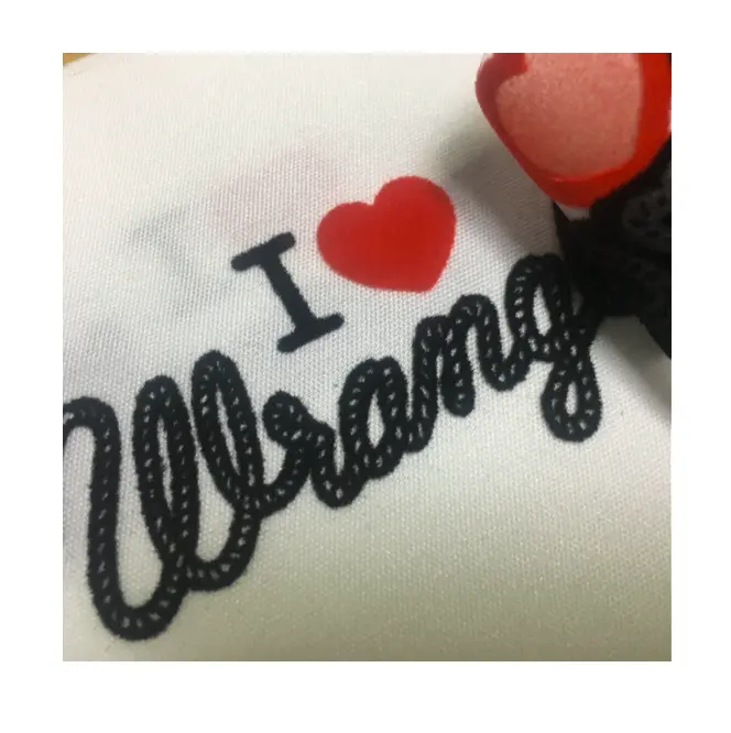 Custom Wasbaar Nylon Materialen 3D 0.6Mm 0.8Mm 1.0Mm Tshirt Screen Print Flock Vel Warmteoverdracht Sticker Afdrukken