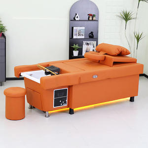 Moderne Synthetische Hochwertige Wasserzirkulations-Shampoo-Liege Multifunktionale Elektrische Thai-Shampoo-Liege mit Fußbad - Product Image 3