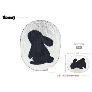 Tapis à gratter pour chat Yommy 44x34cm, design visage de chat noir, pour chats d'intérieur - Product Image 2