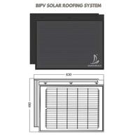 Vente en gros de tuiles solaires rouges Bipv, livraison rapide, système d'énergie solaire, appareils ménagers, production d'énergie, tuiles de toit