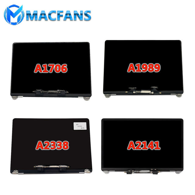 New A1706 A1708 LCD Assembly Display for Macbook Pro/Air Retina A1989 A2338 A2141 A1502 A2337 A2179 A2681 Screen Replacement
