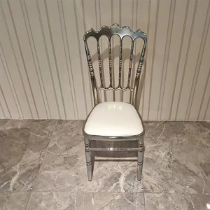 Sillas de Metal de Lujo Personalizadas para Bodas, Estilo Rústico, Apilables, para Fiestas, Banquetes, Comedor, Hotel, Sala de Estar, <span class=keywords><strong>Apartamento</strong></span> - Product Image 3