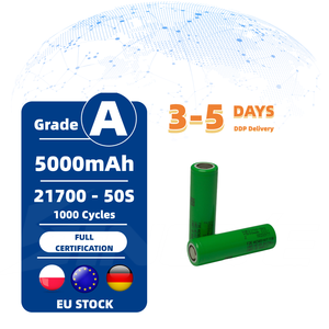 Batteria cilindrica agli ioni di litio <span class=keywords><strong>LiFePO4</strong></span> 21700 50S 5000mAh 3.7V ad alta scarica, 1000 cicli, ad alte prestazioni per droni - Product Image 1