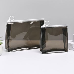 Grande Trousse de Maquillage Portable Triangulaire à Fermeture Éclair pour Femmes, Sac de Toilette de Voyage pour Rouge à Lèvres et Produits de Soin - Product Image 2
