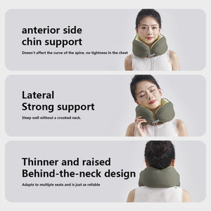 Style européen Canapé luxueux Oreiller cervical de haute qualité Oreiller de voyage polyvalent Oreiller cervical en forme de U pour le camping en avion - Product Image 3