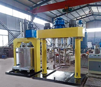 Mélangeur planétaire double sous vide haute dispersion pour l'industrie chimique, 500L, pour colle, adhésif et mastic, avec chauffage
