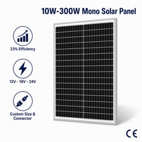 Panneau solaire photovoltaïque à contact arrière de qualité supérieure 100W 200W 12V 24V Noir Type N Monocristallin pour camping-car, camion, caravane