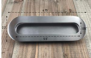 Manija de Acero Plateado Moderna WEKIS para Gabinetes, Puertas y Ventanas, para Uso en Cocina, Baño, Hotel y Dormitorio - Product Image 4