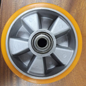 Rueda giratoria de nailon Pu, piezas de repuesto para carretilla elevadora, 80x70x20mm - Product Image 5