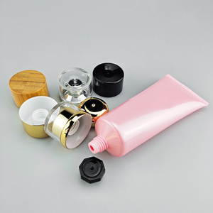 Eco Friendly Empty Custom Plastic Tube 100g Face Hand Cream Soft Cosmetic Squeeze Tube Packaging With Flip Cap