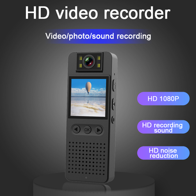 Professional Outdoor Portable Mini Wifi Back Clip 180 Degrees Rotation Sport Action Wireless 1080p Hd Video Recorder Camera