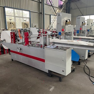 Máquina Plegadora de Servilletas de Papel con Control PLC, Motor de Alta Velocidad, Detección Fotoeléctrica que Reduce el Desperdicio de Papel para Servilletas - Product Image 2