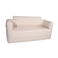 Chaise de plage gonflable double personnalisable en usine pompe électrique canapé d'air extérieur canapé gonflable pliable pour Camping hôpital
