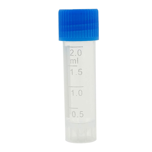 หลอดเก็บตัวอย่างแบบใสชนิดใช้แล้วทิ้ง PP Cryovial ขนาด 2 มล. แบบตั้งได้เอง สำหรับใช้ในห้องปฏิบัติการ - Product Image 1
