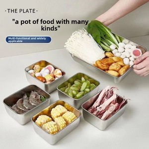 Stainless Steel Japanese-Style Airtight Triple Tier <b>Large</b> Capacity Portion Containers Lids Food-Grade Freshness Preserving <b>Boxes</b> - Product Image 5