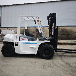 Chariot élévateur diesel TCM 70 modèle 2023, 7 tonnes, hauteur de levage 3 mètres, traction avant, tout-terrain, mât à deux étages, pneus pleins - Product Image 2