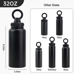 Bouteille d'Eau Isotherme Personnalisée en Acier Inoxydable 32 oz, Double Paroi Isolée Sous Vide, Revêtement Poudre, avec Support Téléphone Compatible Magsafe - Product Image 5
