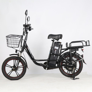 China OEM ODM 18inch 60V Double Battery Compartment Cargo and Food Delivery <b>Electric</b> Bike Long Range <b>Electric</b> <b>Bicycle</b> - Product Image 6