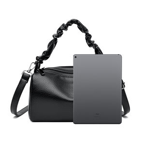 Bolso de Hombro de PU con Patrón Geométrico Vintage para Mujer, con Cierre de Cremallera y Forro de Poliéster, Modelo 288 - Para Todas las Temporadas - Product Image 2