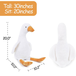 Juguetes <span class=keywords><strong>de</strong></span> Peluche <span class=keywords><strong>de</strong></span> Ganso Grande <span class=keywords><strong>de</strong></span> 30 Pulgadas <span class=keywords><strong>de</strong></span> Alta Calidad, Súper Suaves, Cisne, Pato, para Niños, Bebés, Regalos <span class=keywords><strong>de</strong></span> Cumpleaños, Pascua, para la Hora <span class=keywords><strong>de</strong></span> Dormir - Product Image 2