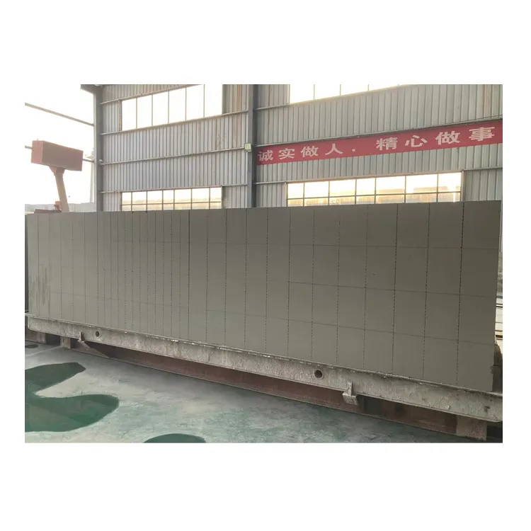 ALC cellular light weight concrete block plant / CLC blocks making machine price