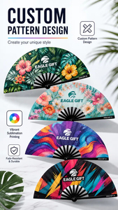 Ventilador de Mano con Diseño de Animales Personalizado, Duradero y Hecho a Mano, de 33 cm/13 Pulgadas, para Fiestas de Carnaval, Gran Venta 2026 - Product Image 3