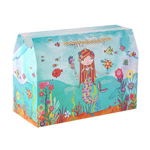 Boîtes Cadeaux <span class=keywords><strong>Licorne</strong></span> Chouette Sirène Bébé Pleine Lune Bonbons et Boîtes Cadeaux Anniversaire avec Sac d'Emballage - Product Image 2