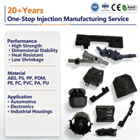 Pièces moulées par injection, boîtier de transmission automatique, composants moulés par injection anodisés sur mesure, multi-cavités, finition polie
