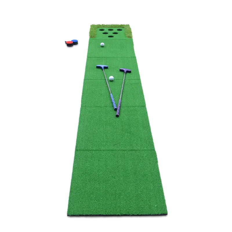 Minigolfbanen Buiten Draagbare Golf Groene Simulator Achtertuin Training Golf Putting Matt
