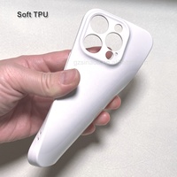 Fournisseur d'usine, coques de téléphone pour iPhone 14 Pro, film souple brillant 3D entièrement enveloppé, blancs pour sublimation
