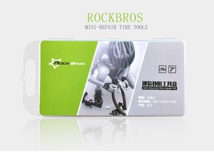 自行车轮胎修理套件 橡胶软质便携式迷你工具套装，适用于自行车内胎修补 轮胎填充胶 - Product Image 3