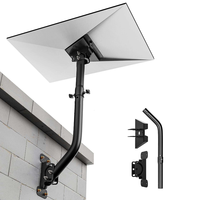 Kit de montage professionnel Starlink pour panneaux solaires - Angle d'inclinaison réglable et support mural pour Starlink Gen 3/V3