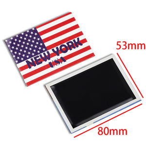 Aimants de réfrigérateur en fer blanc à impression personnalisée bon marché réfrigérateur paysage touristique <span class=keywords><strong>Photo</strong></span> Souvenir aimant de réfrigérateur en fer blanc personnalisé - Product Image 5