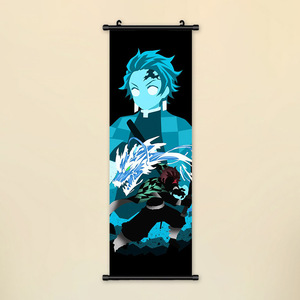 Póster de Tela Colgante de 70*25cm con 3000 Diseños de Anime Japonés, Personajes de <span class=keywords><strong>Demon</strong></span> <span class=keywords><strong>Slayer</strong></span>, Pinturas Fotográficas, Póster Enrollable para Pared - Product Image 6