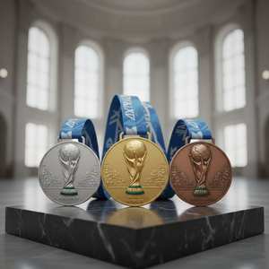 Diseña Tu Propia Medalla de Fútbol Personalizada con Impresión 3D Milagrosa al por Mayor para Partidos - Product Image 2